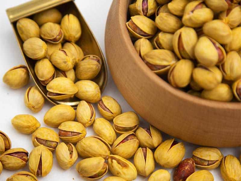 تصویر 1 از پسته کله قوچی زعفرانی با مغز سالم و خوش خوراک